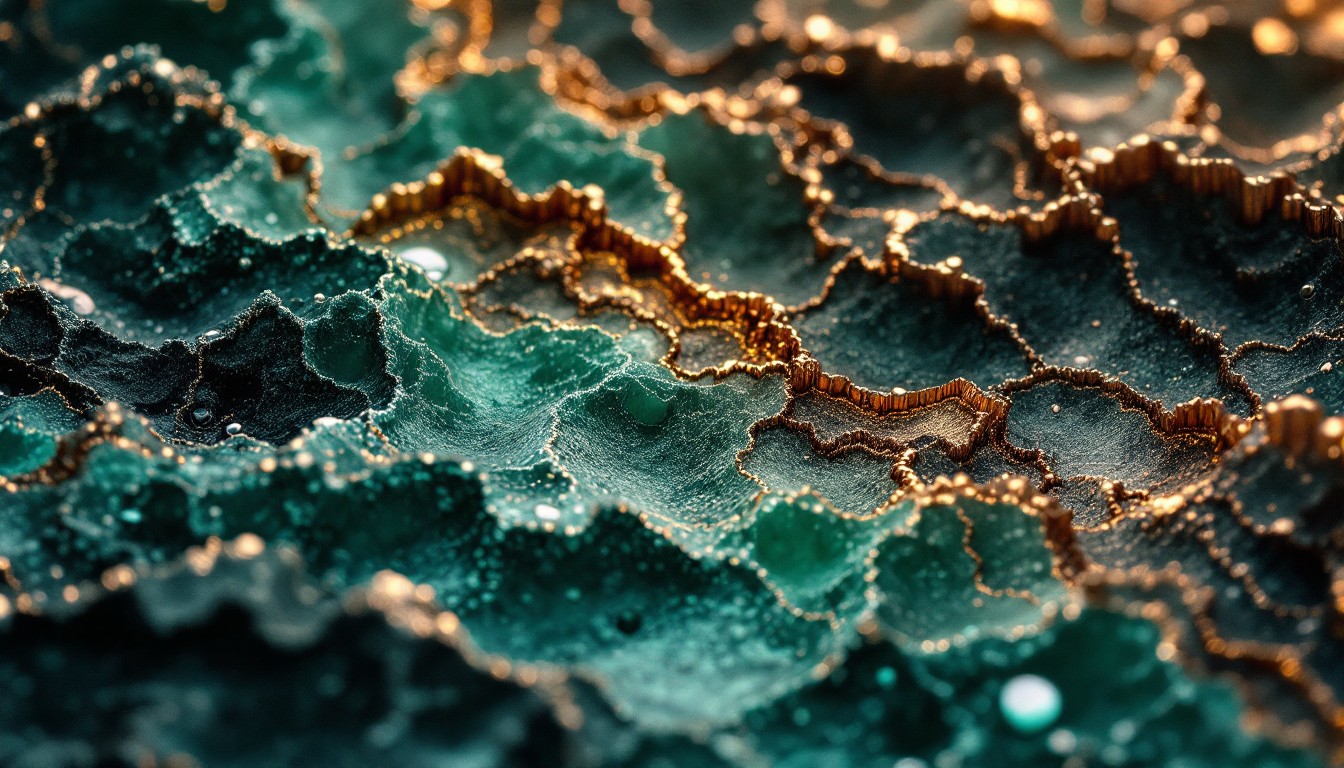 Emerald Color Pattern Free Crystalline Emerald Patterns Image - Emerald, Crystalline, Copper ...
