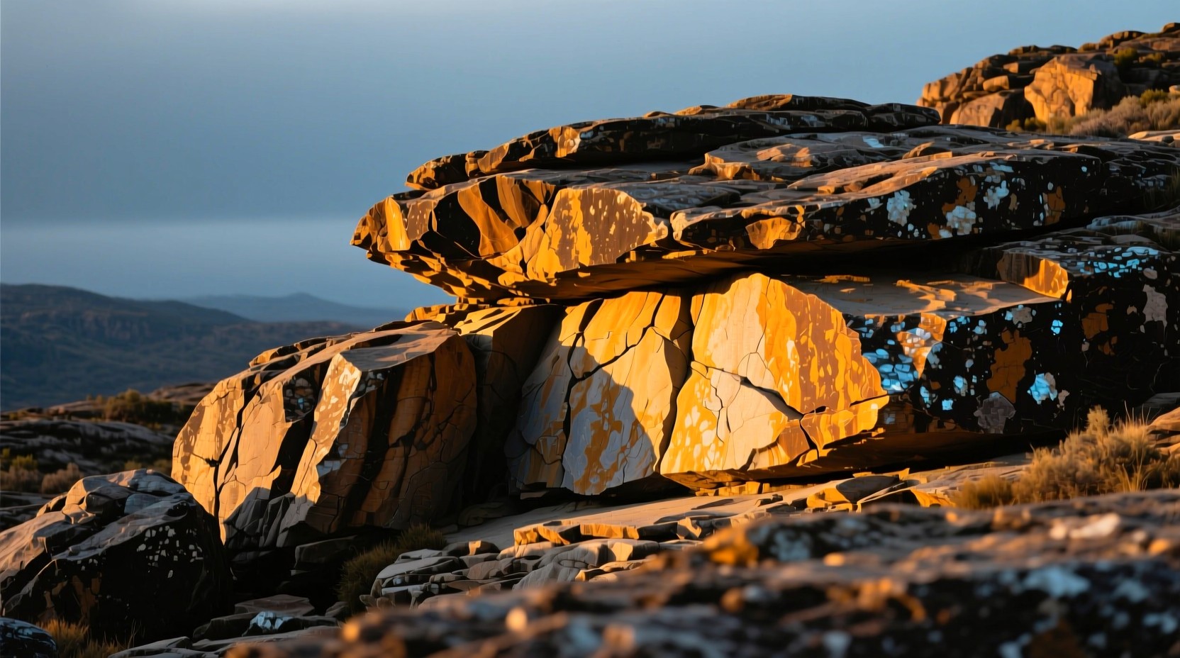 Free Sunlit Ancient Rocks Photo - Rocks, Geology, Golden | Download at ...