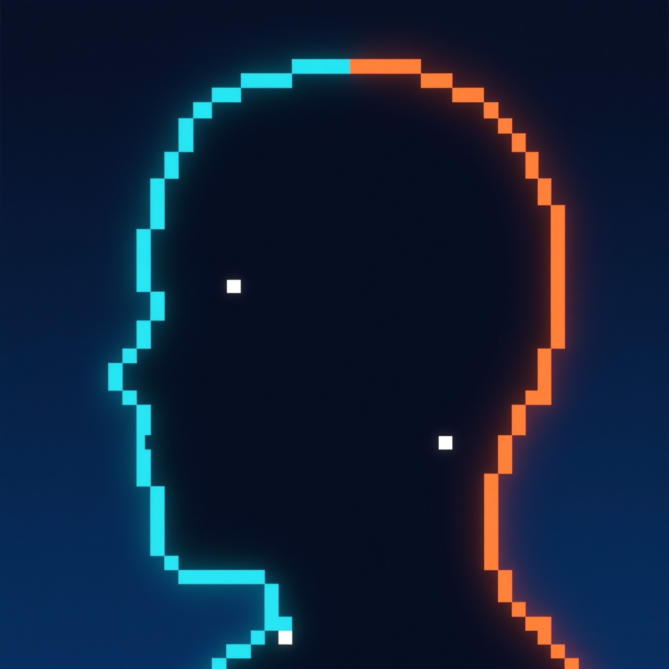 Free Neon Profile Silhouette Image - Silhouette, Portrait, Profile ...