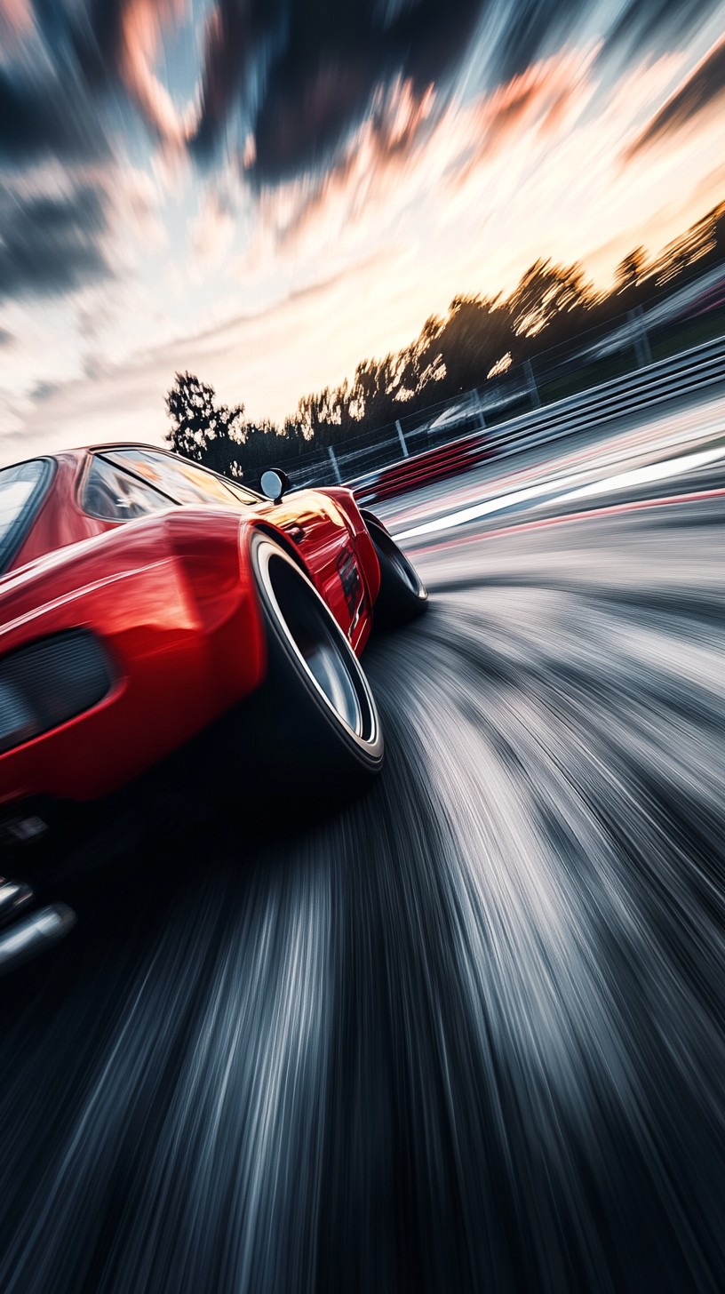 Free Speeding Red Car Image - Speed, Car, Racing | Download at StockCake