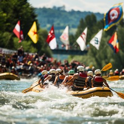 Red Bull Raft Contest Free Intense Rafting Competition Image - Rafting, Competition, Water ...