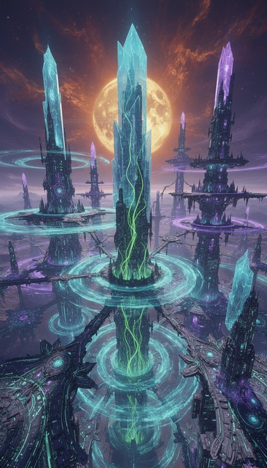 Free Crystalline Alien Metropolis Image - Cityscape, Alien, Fantasy ...