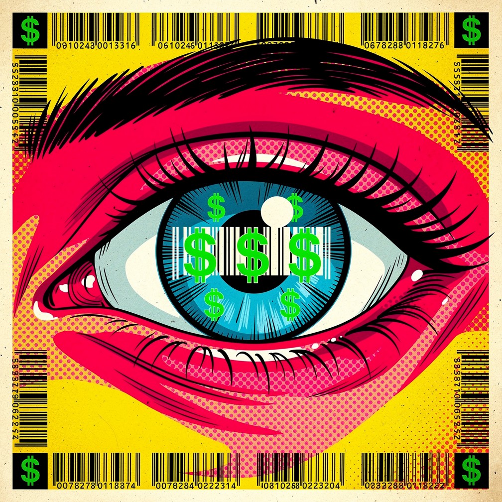Free Barcode Eye Art Image - Pop-art, Illustration, Eye | Download at ...