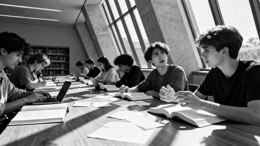 Free Collaborative study session Image - Studying, Library, Academic ...