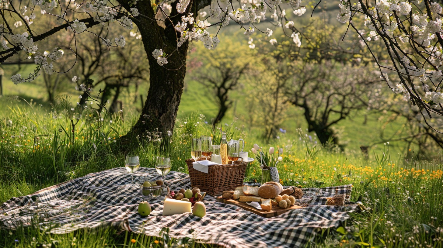 Spring Picnic Ranch Free Idyllic Spring Picnic Image - Picnic, Spring, Nature | Download at ...