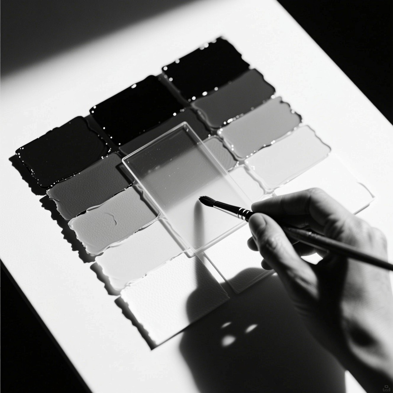 Free Monochrome Paint Study Image - Monochromatic, Grayscale, Painting ...