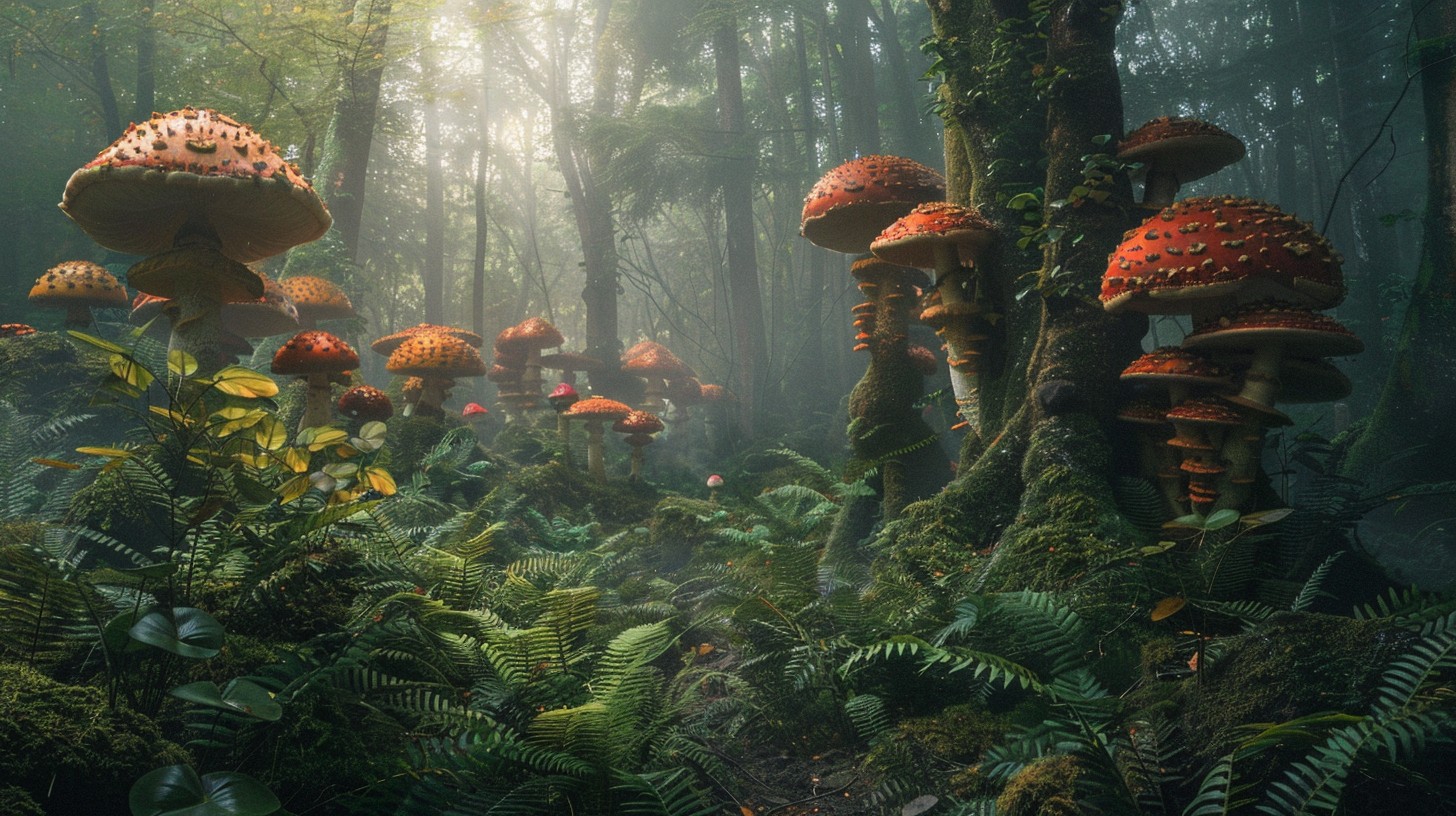 Free Enchanted Forest Mushrooms Image - Enchanted, Forest, Mushrooms ...