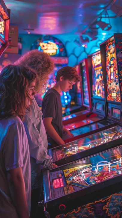 Free Arcade Gaming Focus Image - Arcade, Teenagers, Pinball | Download ...