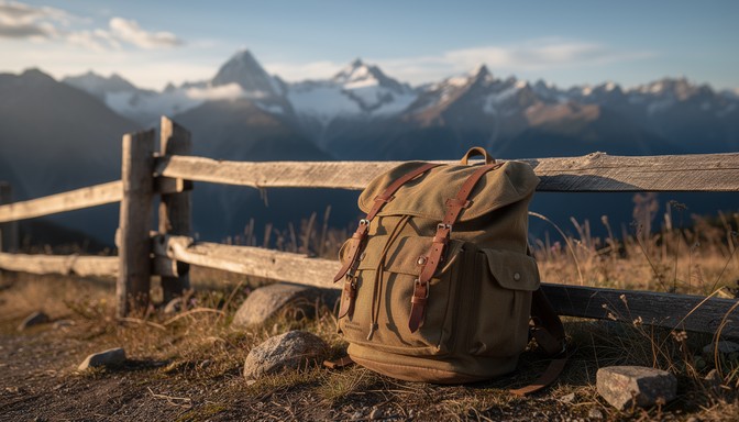 Rustic Backpacking Look Free Adventure Awaits Here Image - Backpack, Mountains, Adventure ...