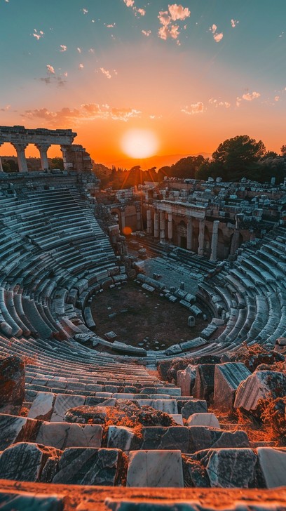Free Ancient Sunset Ruins Image | Download at StockCake