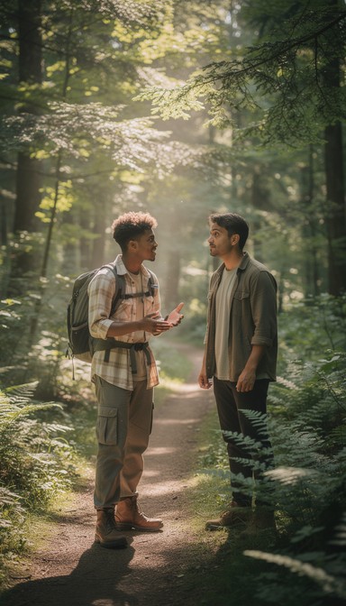 Forester Discussing Free Intimate Forest Conversation Image - Forest, Conversation ...