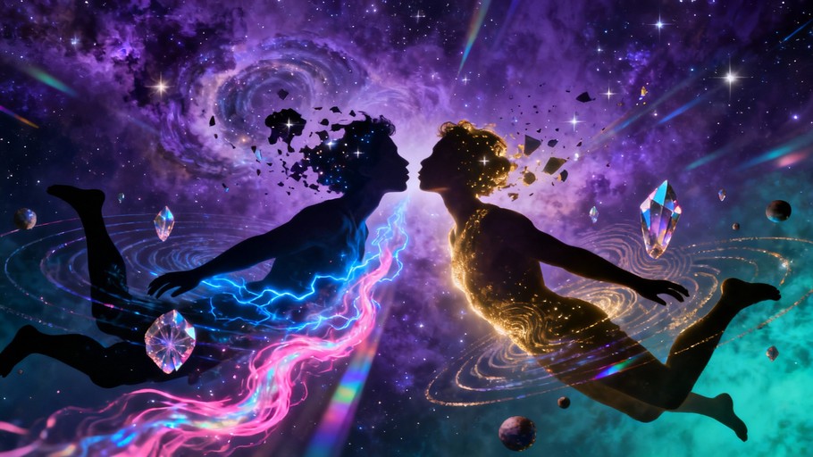 Free Cosmic Love Dance Image - Cosmic, Love, Silhouettes | Download at ...