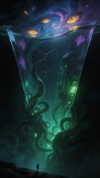 Free Abyss Beneath Glass Image - Tentacles, Abyss, Horror | Download at ...