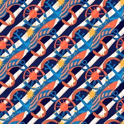 Free Nautical Geometric Pattern Image - Nautical, Maritime, Geometric ...
