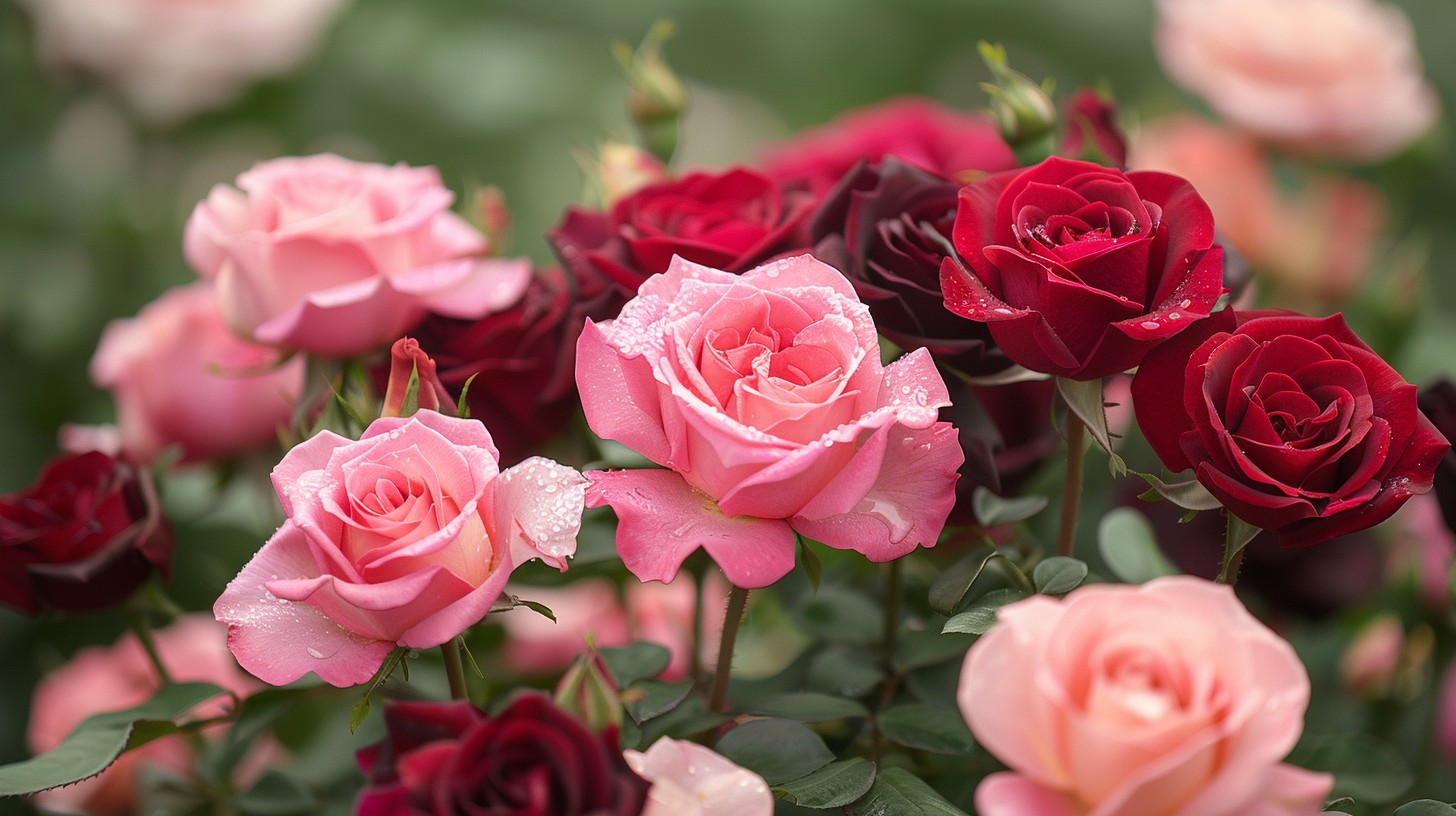 Free Blooming Rose Garden Image - Roses, Garden, Pink | Download at ...