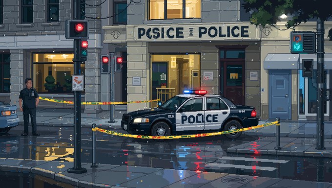Police Water Reflection Free Rainy police scene Image - Police, Cruiser, Patrol | Download at ...