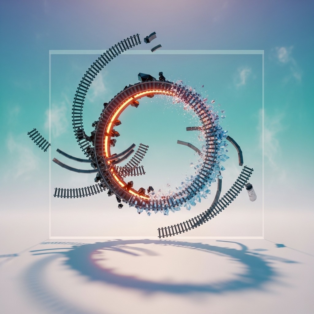 Moving Loop Boader Free Floating Track Loop Image - Railway, Floating, Circular | Download ...