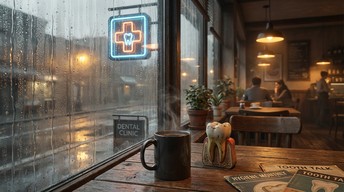 Free Rainy Cafe Solitude Image - Cafe, Coffee, Rain | Download at StockCake