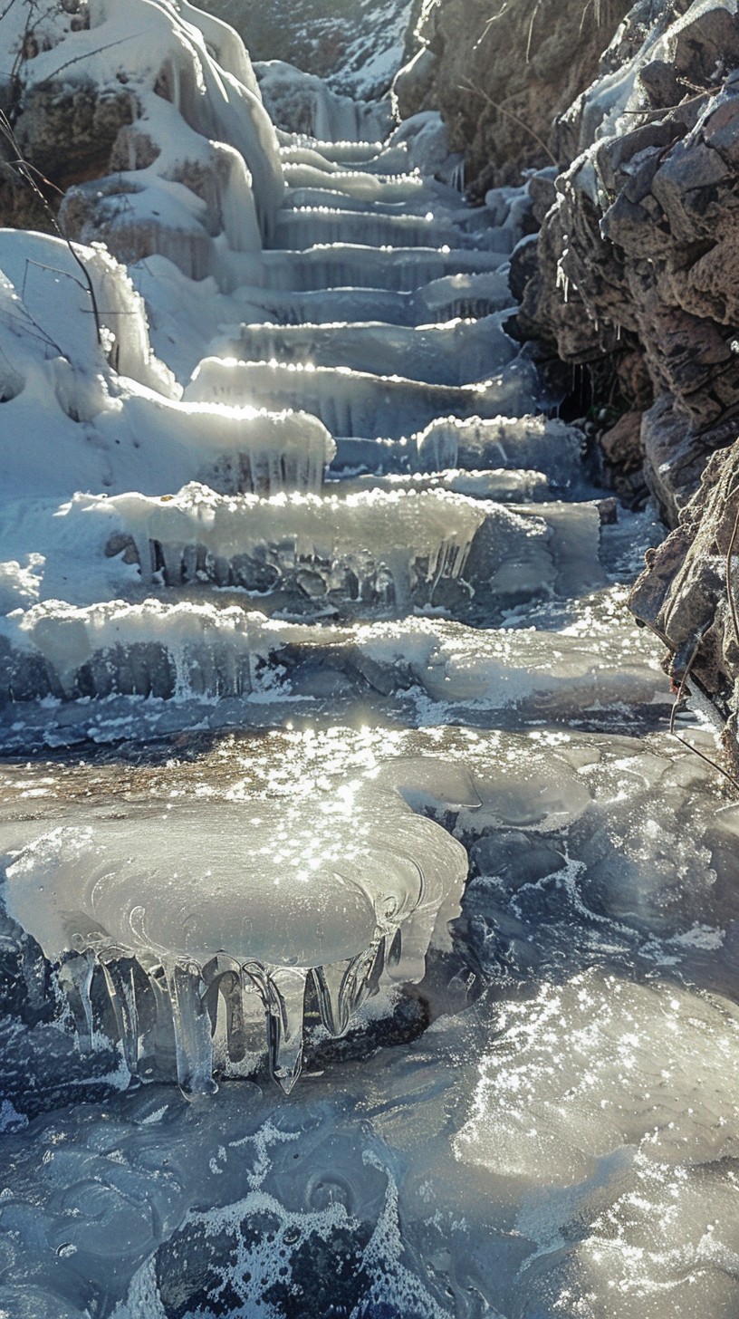 Free Frozen Waterfall Beauty Photo - Waterfall, Ice, Winter | Download ...