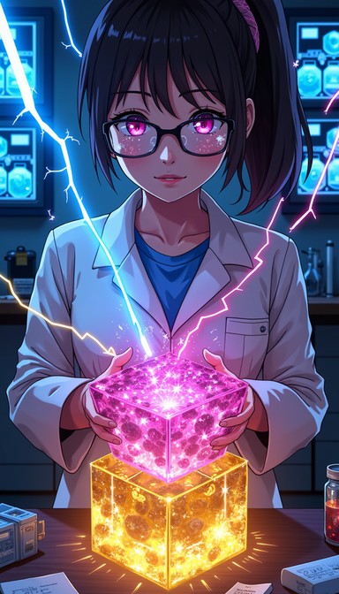 Free Glowing Anatomical Wonder Image - Anime, Skeleton, Scientist ...