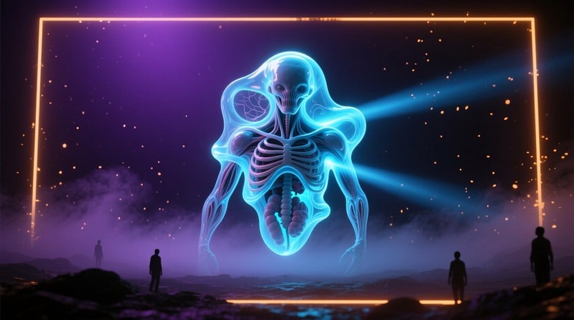 Free Luminous Spectral Entity Image - Alien, Glowing, Ethereal ...