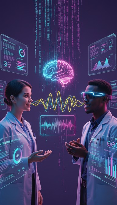 Neon Interview Free Holographic User Interview Image - Futuristic, Research, Interview ...