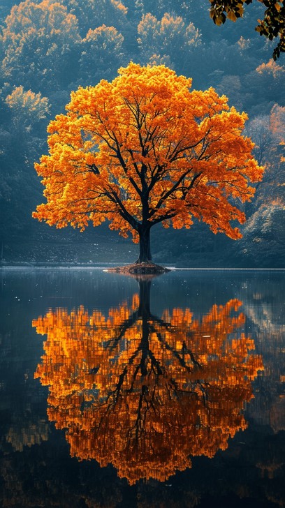 Free Autumn Reflection Beauty Image - Autumn, Reflection, Tree ...