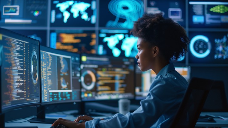 Free Futuristic Control Center Image | Download at StockCake