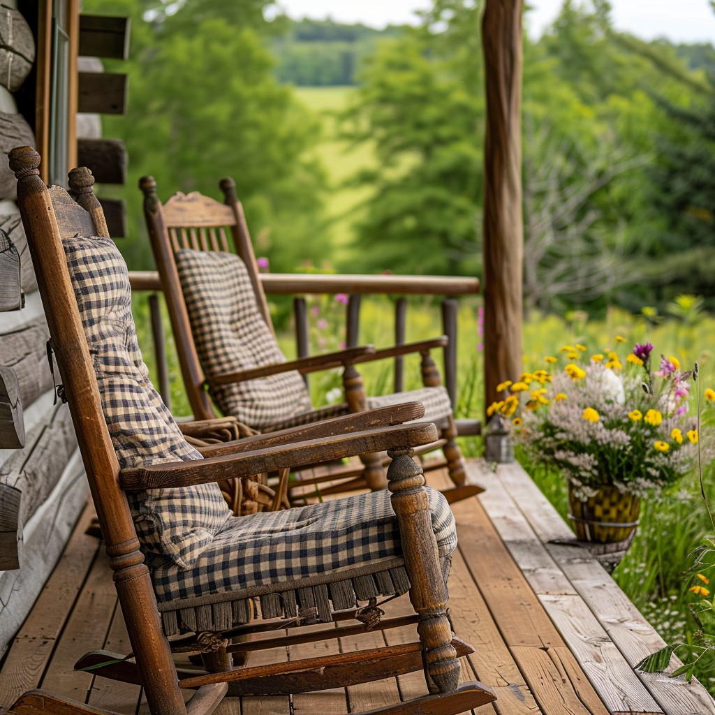 Free Rocking Chair View Image - Porch, Countryside, Meadow | Download ...