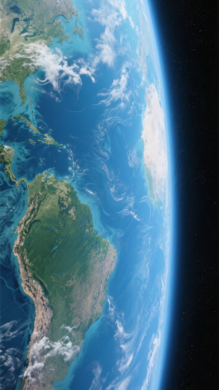 Free Earth From Above Image - Earth, Space, Planet | Download at StockCake
