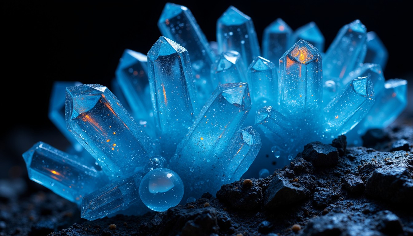 Free Luminous Blue Crystals Image - Crystal, Blue, Mineral | Download ...