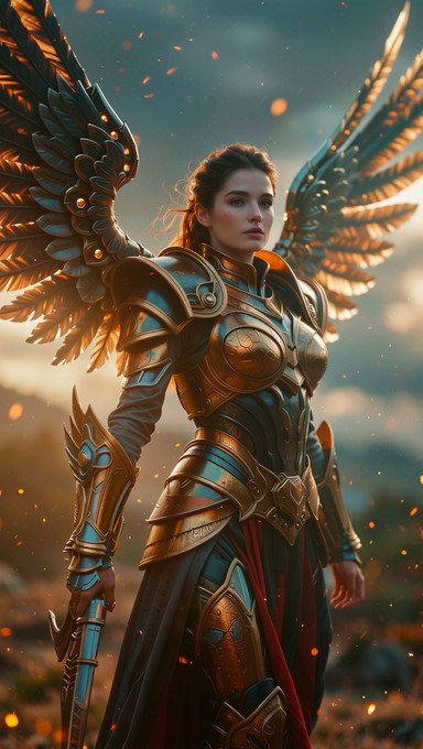 Free Winged Warrior Rising Image - Warrior, Wings, Celestial | Download ...