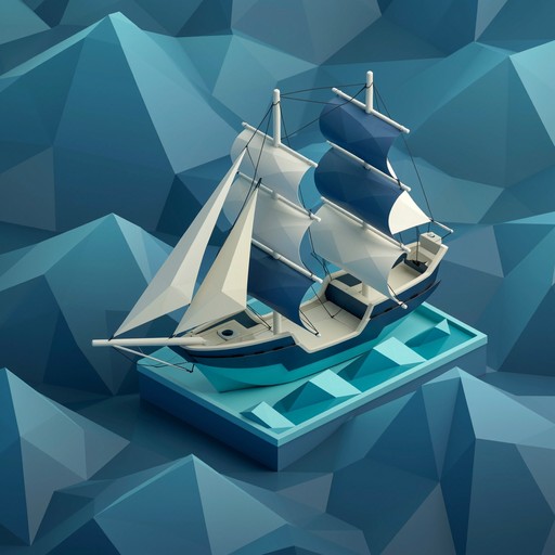 Free Geometric Sailing Ship Image - Sailing, Ship, Geometric | Download ...