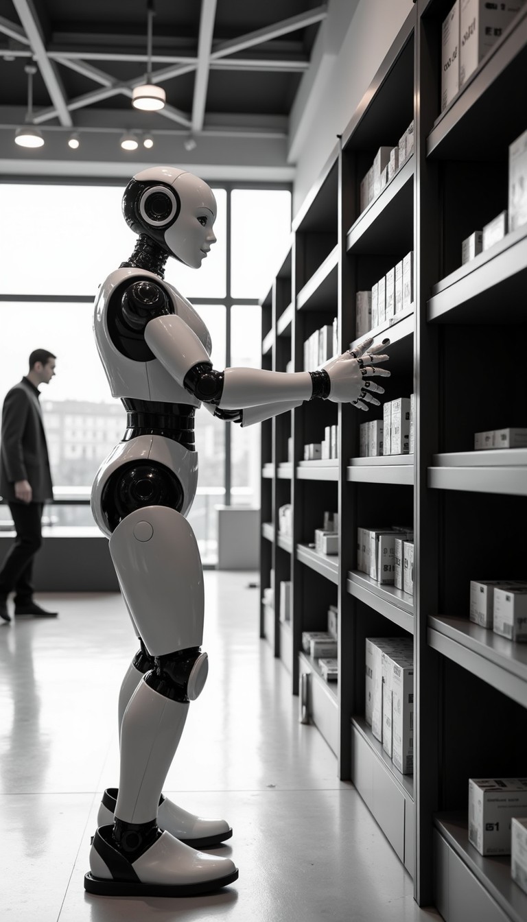 Robotshop Assistant Free Robot Retail Assistant Image - Robot, Retail, Futuristic ...