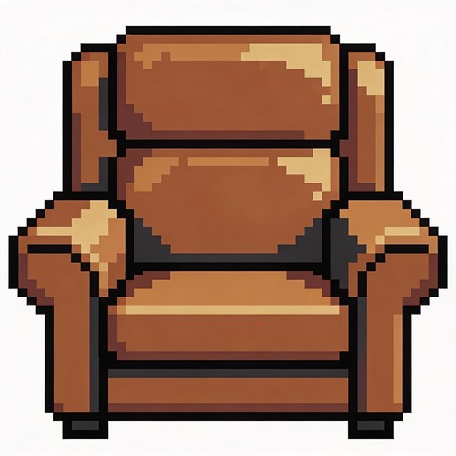 Free Cozy Pixel Chair Image - Pixel, Armchair, Furniture | Download at ...
