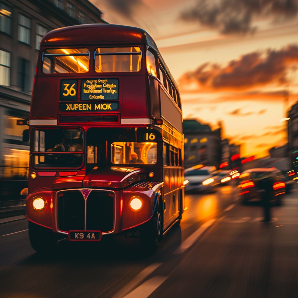 Free Iconic Red Bus Image - Bus, Red, City | Download at StockCake