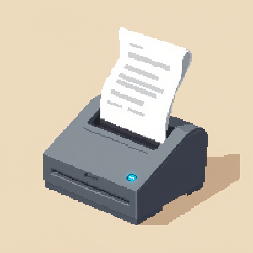 Free Pixel Art Printer Image - Printer, Pixelart, Document | Download ...