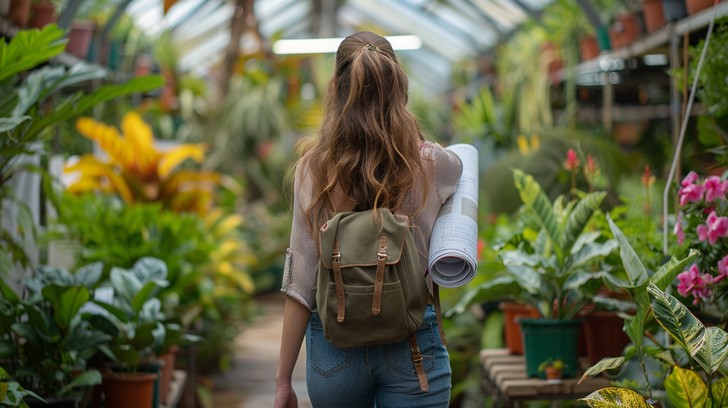 Free Exploring Botanical Garden Image - Greenhouse, Woman, Plants ...