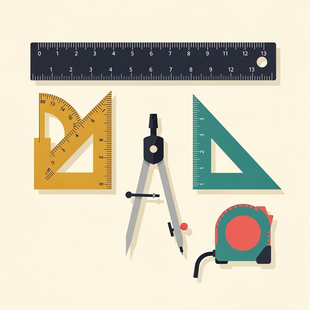 Free Precision Measuring Tools Image - Illustration, Vector, Measuring ...