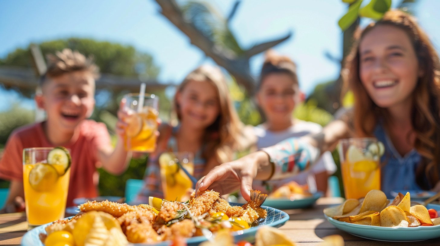 Free Summer Outdoor Lunch Image - Summer, Children, Laughing | Download ...