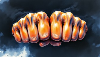 Knuckled Free Knuckled Human Landscape Image - Watercolor, Knuckles, Fists ...