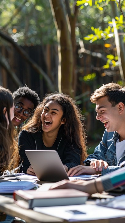 Free Joyful Student Learning Image - Student, Education, Outdoors ...