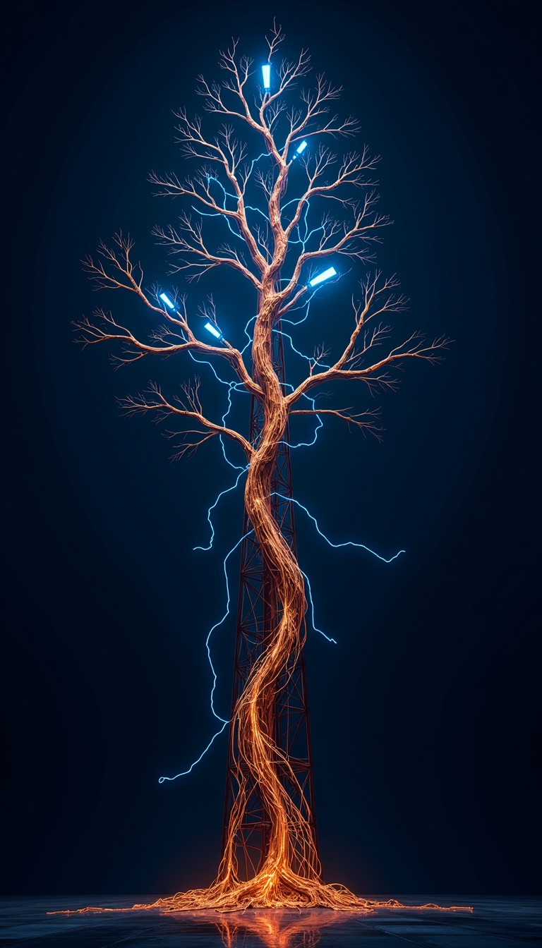 Free Electrified Circuit Tree Image - Circuit, Tree, Electric ...