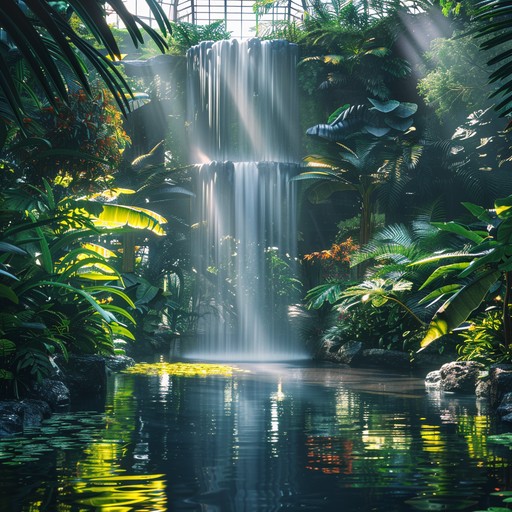 Free Verdant Waterfall Oasis Image - Waterfall, Tropical, Jungle ...