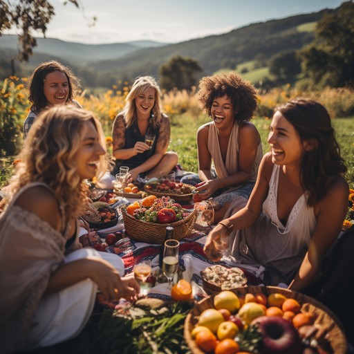 Free Joyful Outdoor Gathering Image - Picnic, Friends, Laughter ...