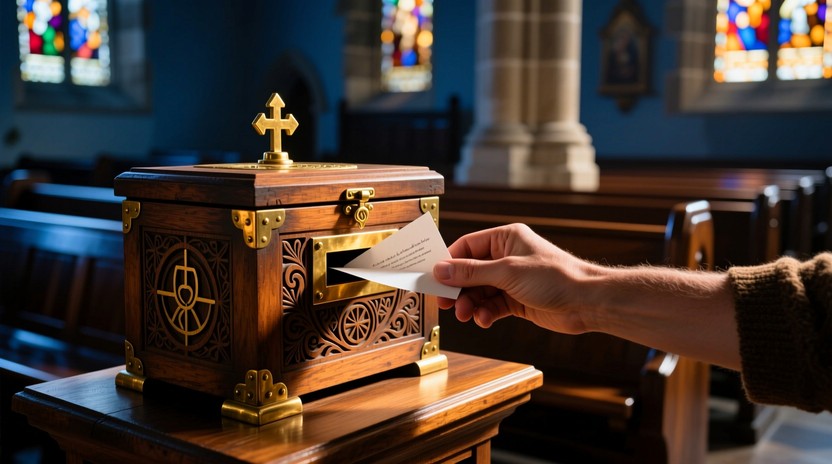 Free Sacred Donation Box Image - Church, Vintage, Wooden | Download at ...