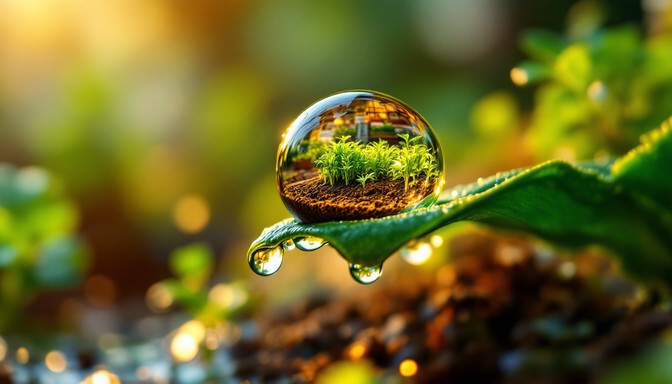 Perfect Inverted Raindrop Free Nature's Tiny Lens Image - Droplet, Macro, Water | Download at ...