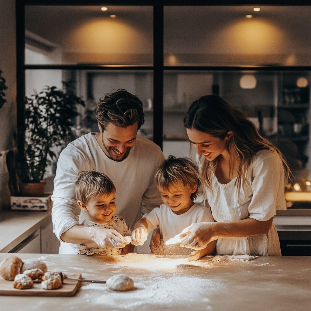 Free Family Baking Together Image - Family, Baking, Kitchen | Download ...