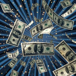 Free Money Raining Down Image - Money, Wealth, Anime | Download at ...