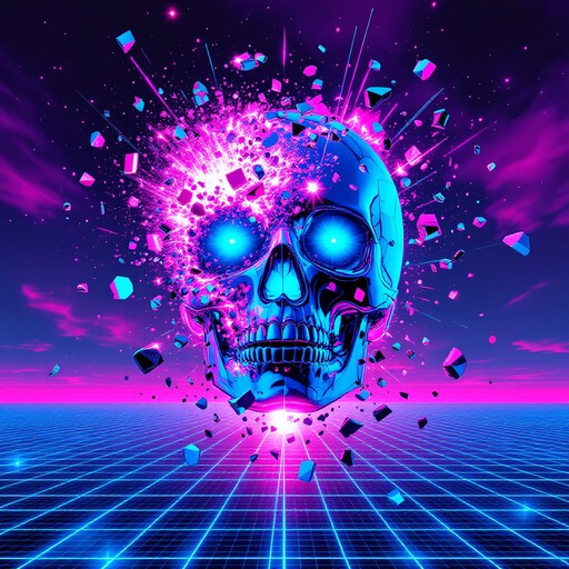 Download Skull Amid Explosion Stock Images for Free | StockCake